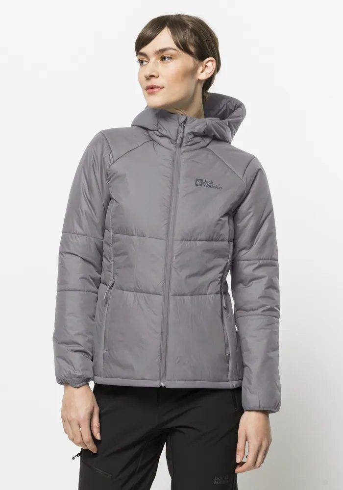 

Зимняя куртка Jack Wolfskin "BERGLAND INS HOODY W", с капюшоном, серебристый