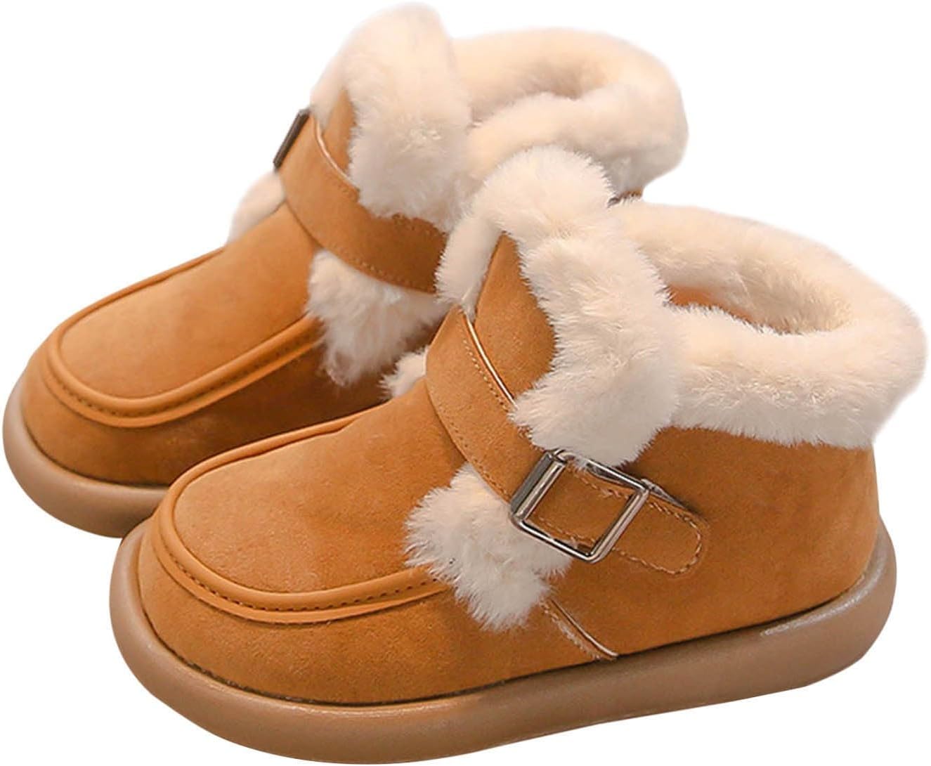 

Девочкам Платформенные Сноубутсы Зимние Ботинки Меховые Снежные Ботинки Лодыжковые Ботиночки Пушистые Теплые Ботинки Для Малышей С Простой Надевкой Generic, Brown