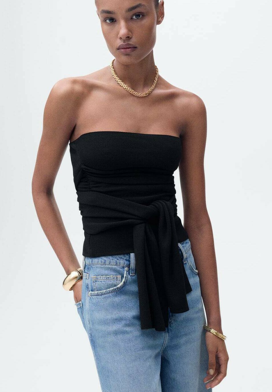 

Топ JULITO Mango, черный