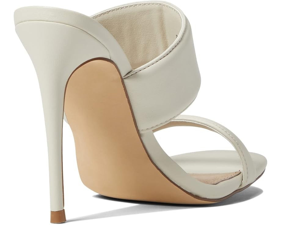 Стив Мэдден Свон Сандалии Женские Костяная Кожа Слипоны Стилет Каблук Steve Madden, белый — фото 4