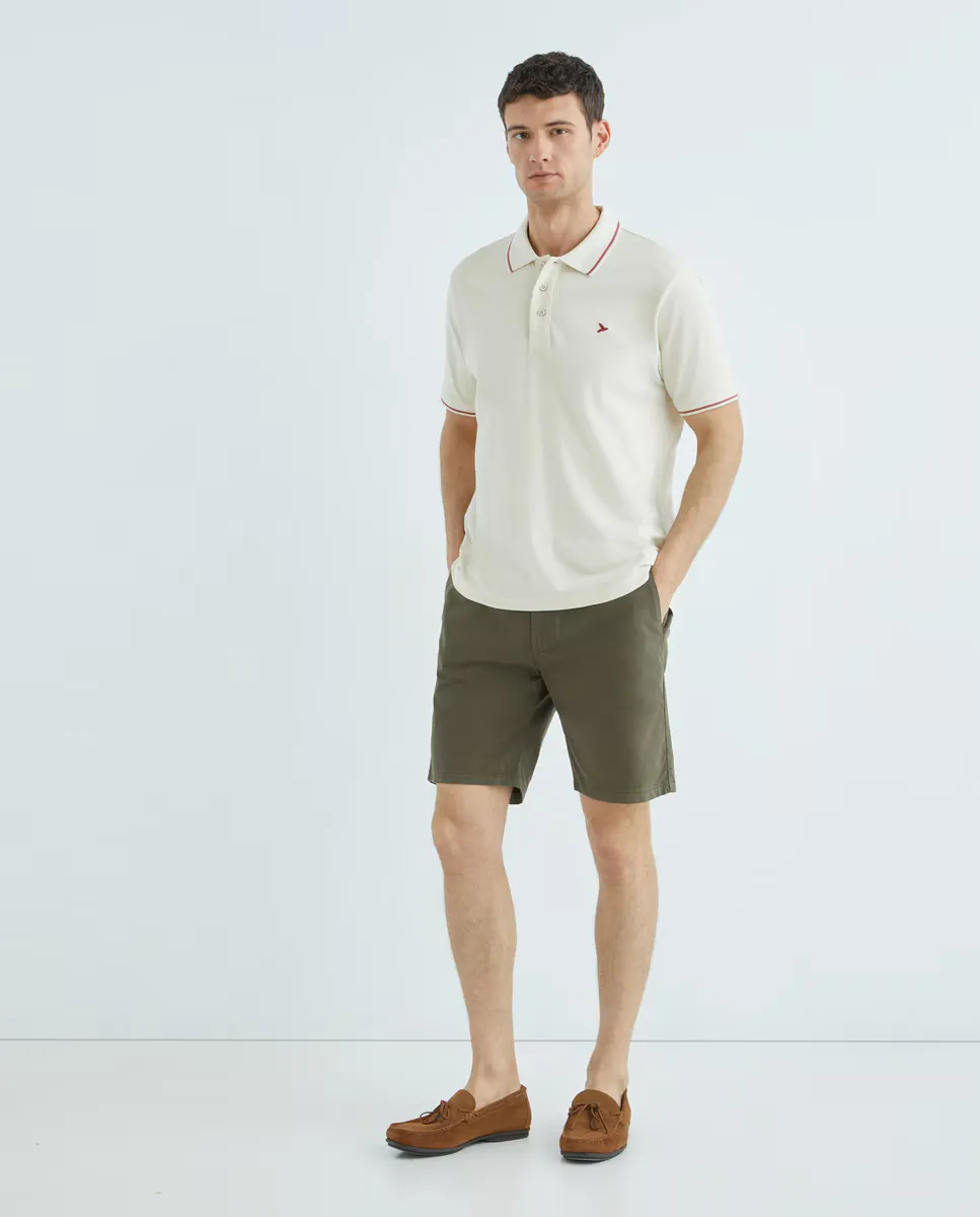 

Мужские шорты-бермуды в стиле чинос стандартного кроя Barbour, цвет Kaki