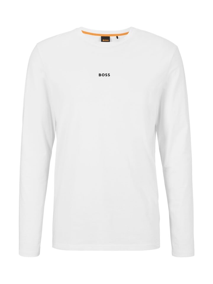 

Поло BOSS Langarm T Shirt, белый