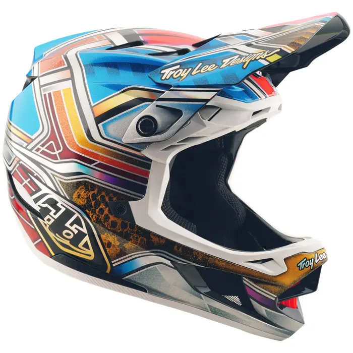 

Велосипедный шлем D4 Carbon Mips Troy Lee Designs, Lowrider Blue