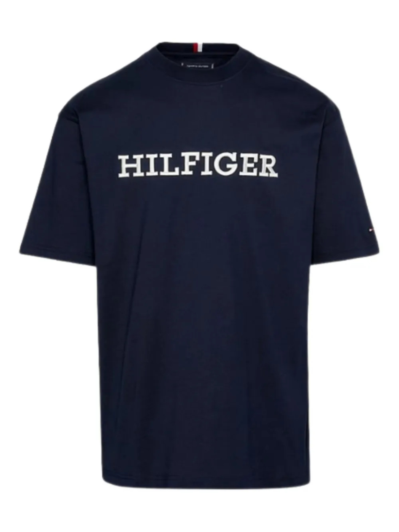 

Футболка с вышитым логотипом Tommy Hilfiger, синий