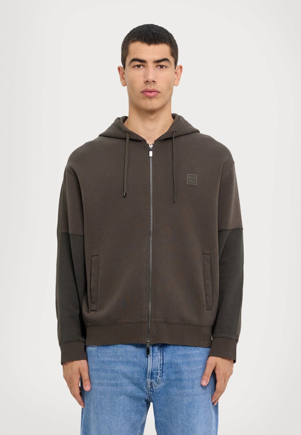 

Толстовка на молнии Armani Exchange, оливковый