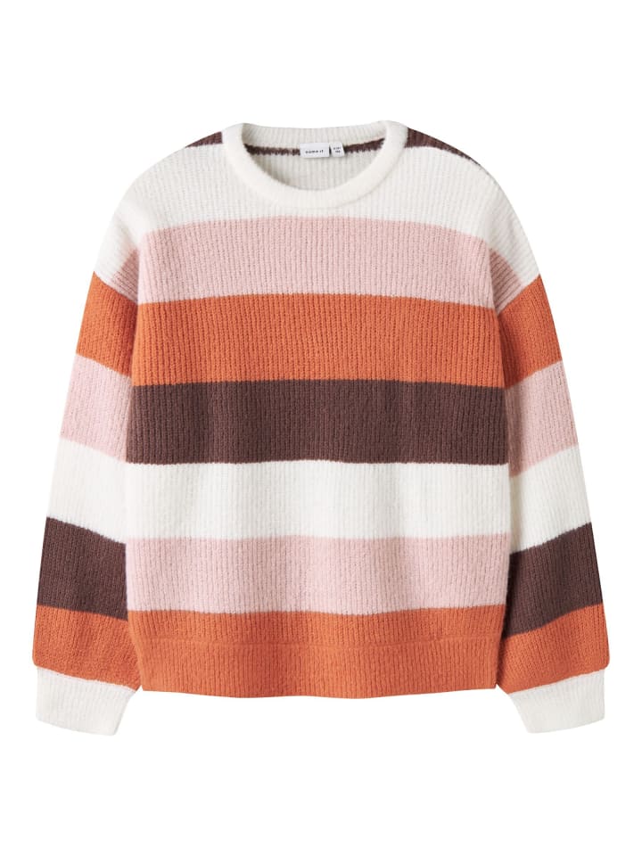 

Name it Вязаный свитер цвета «Осенняя листва»