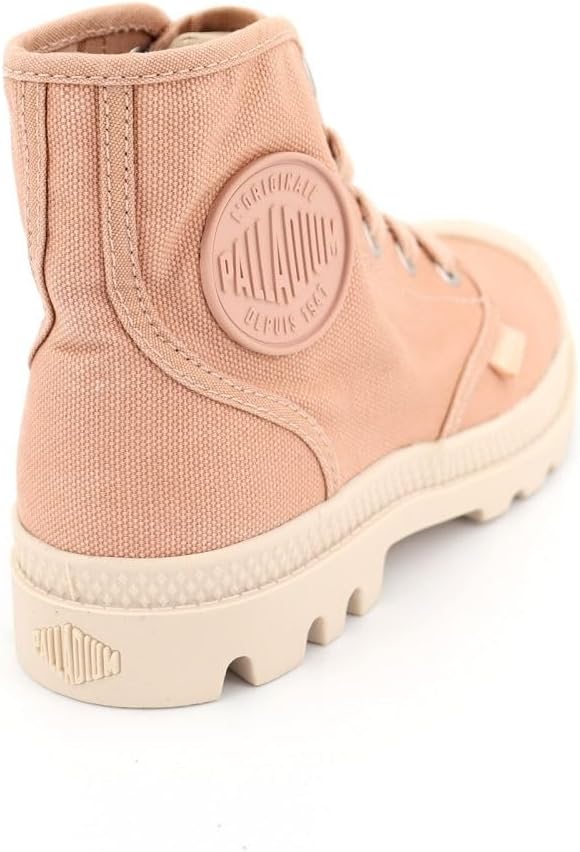 Мужские ботинки Palladium Pampa Hi Originale из канваса, розовый — фото 4