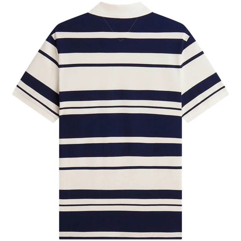 Поло для мужчин Tommy Hilfiger, темно- синий белый stripes 0a5 — фото 3