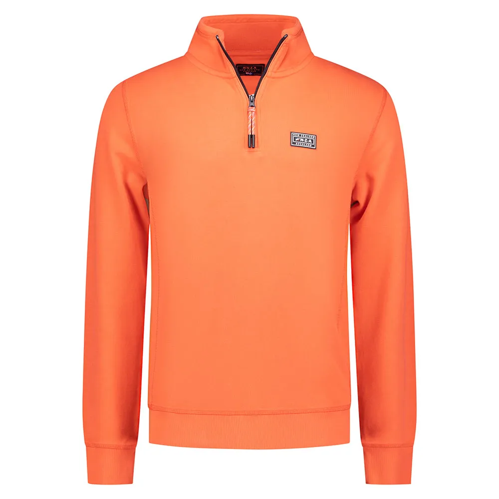 

Свитер Nza New Zealand John half zip, оранжевый
