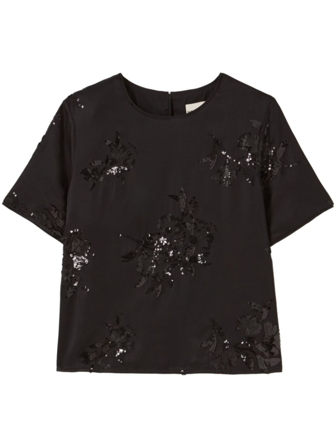 

Топ с пайетками Claudie Pierlot, черный