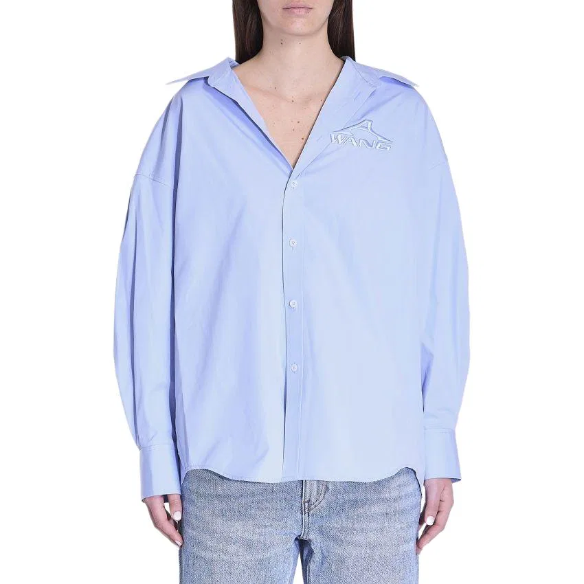 Оверсайз рубашка Alexander Wang, Blue