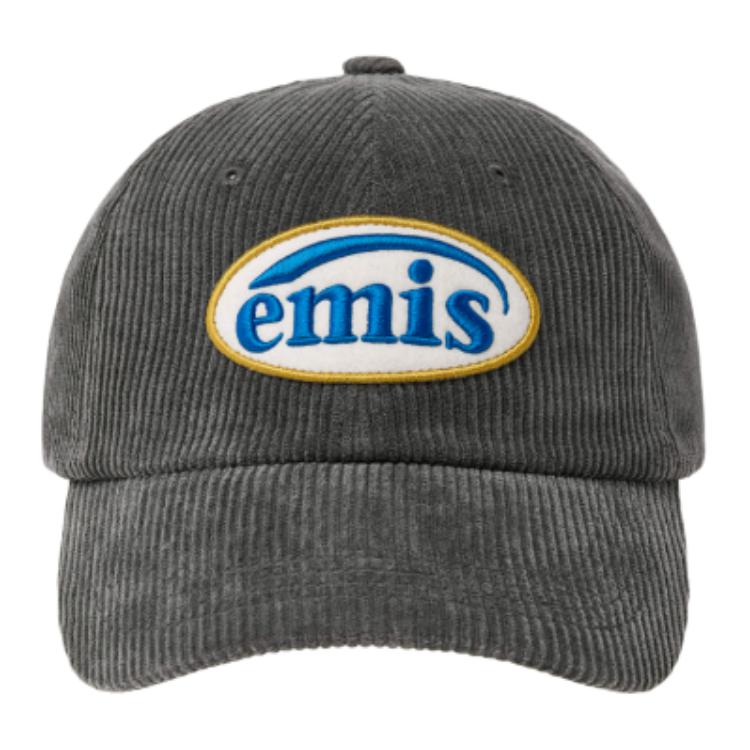 

Хлопковая бейсболка Unisex Charcoal Emis, серый