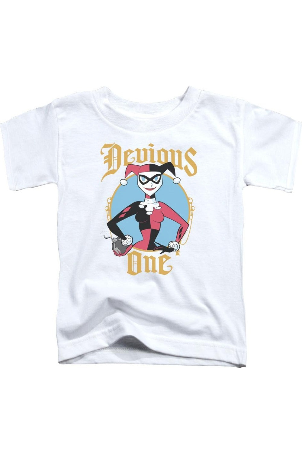 

Футболка с коротким рукавом Batman Devious One для детей Gildan, белый