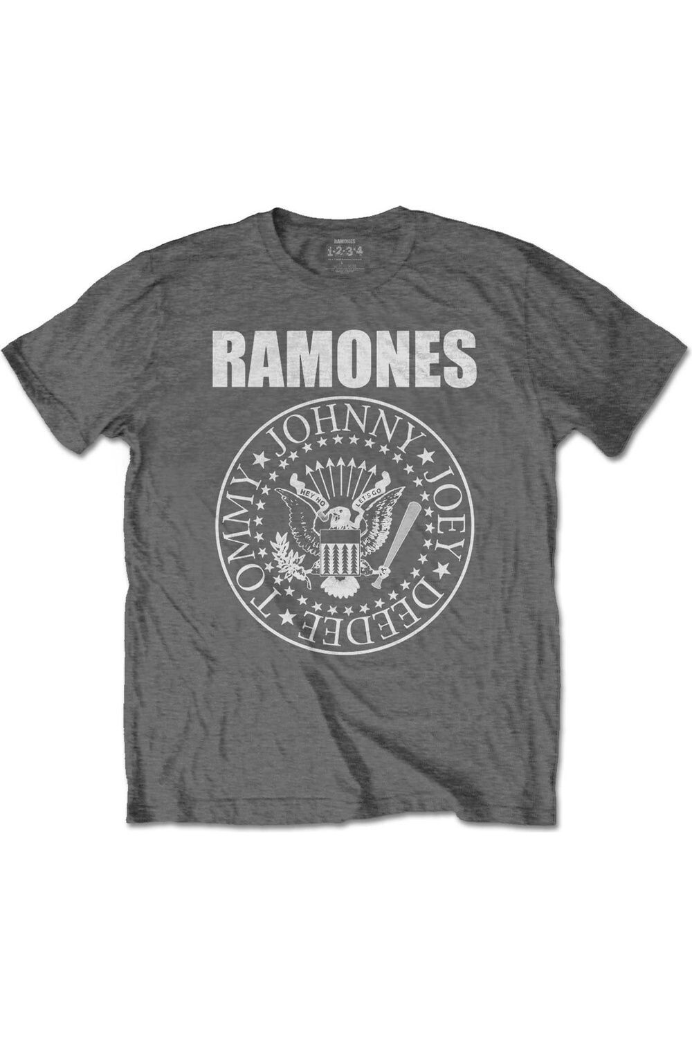 

Футболка с президентской печатью Ramones, цвет charcoal