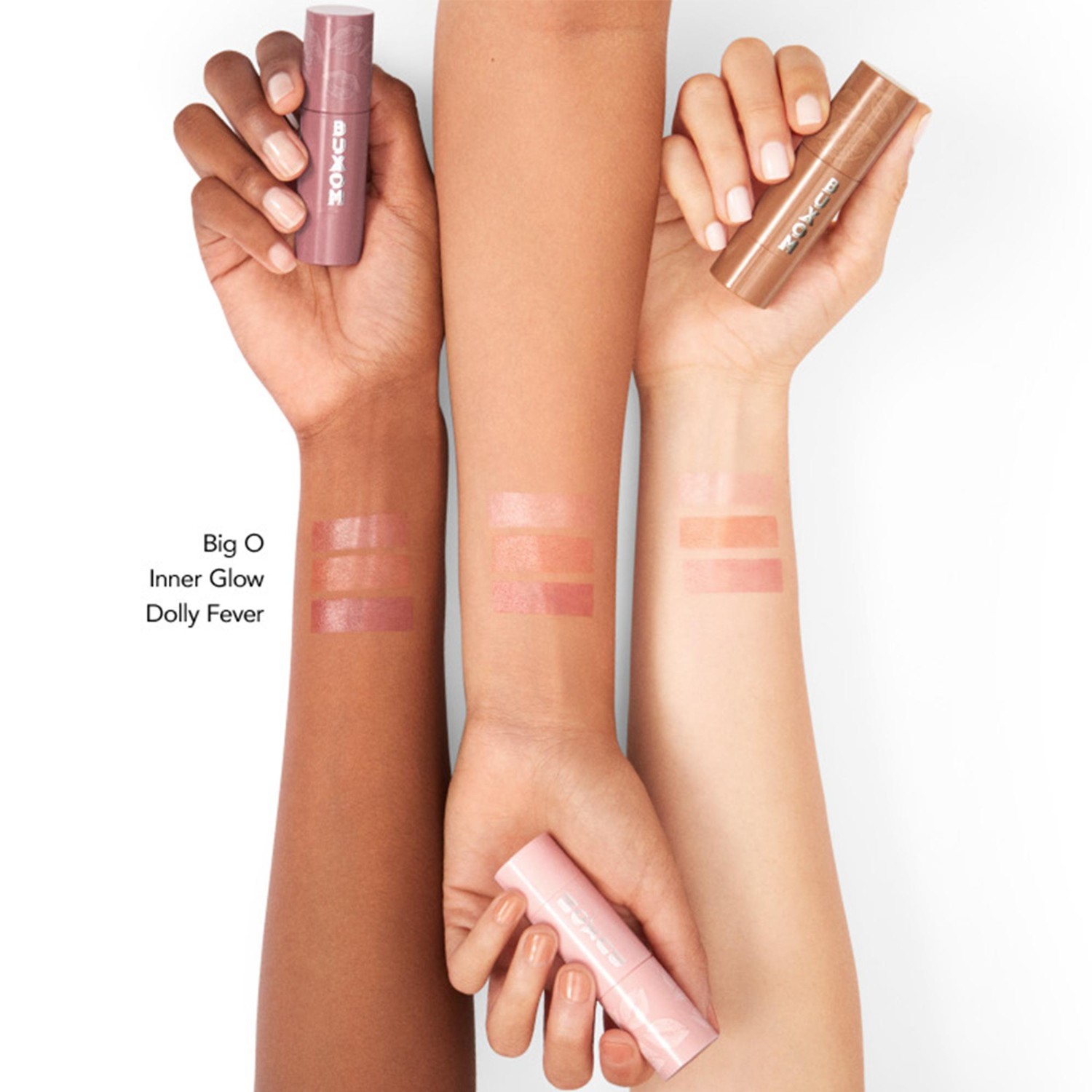 Бальзам для губ powerplump lip balm Buxom, dolly fever, вес 4.8 гр. — фото 3