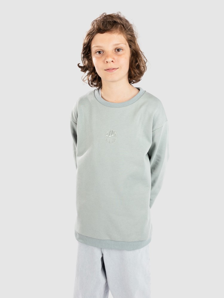 Свитер Blue Tomato Mini Logo Crew Kids Sweater, iceberg green — фото 3