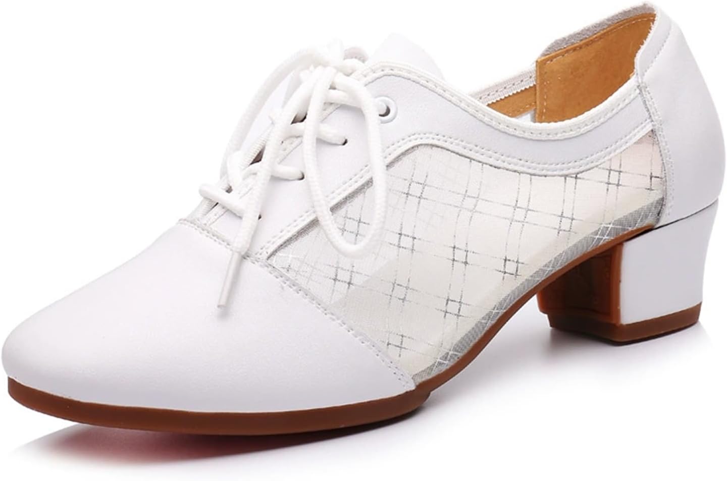 

Профессиональные танцевальные туфли на шнуровке для латиноамериканских и современных танцев, модель YWYS-201 Hroyl, черный