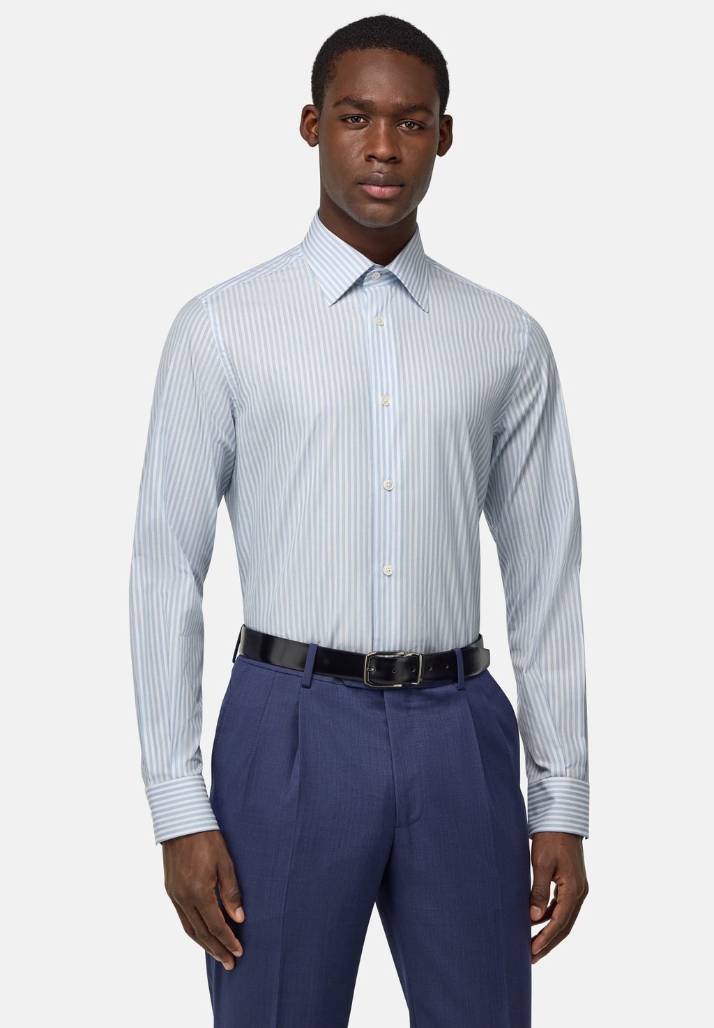 

Рубашка REGULAR FIT DOBBY Boggi Milano, светло-голубой