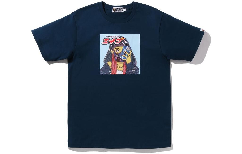 

Футболка мужская A Bathing Ape, темно-синий
