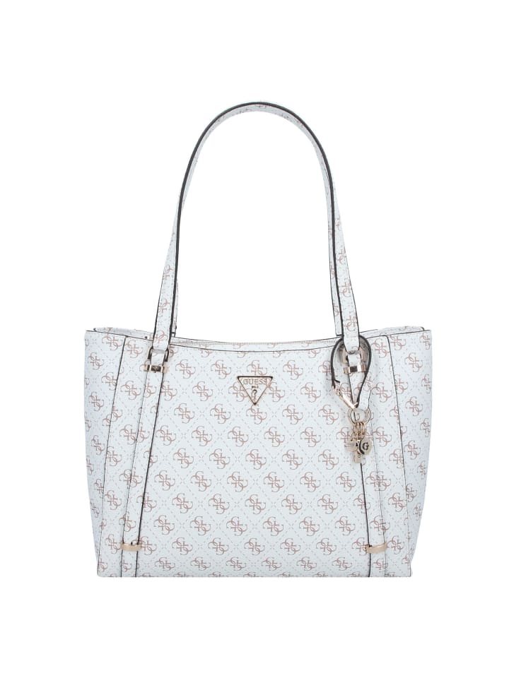 

Шоппер Guess Eco Carly Shopper Tasche 37 cm, цвет cream logo