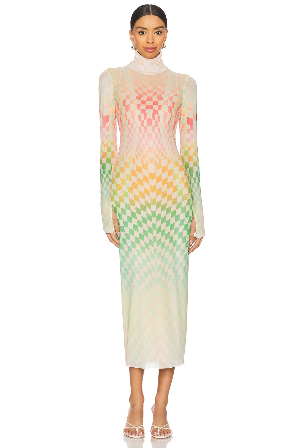 

Платье миди Shailene Afrm, pastel ombre