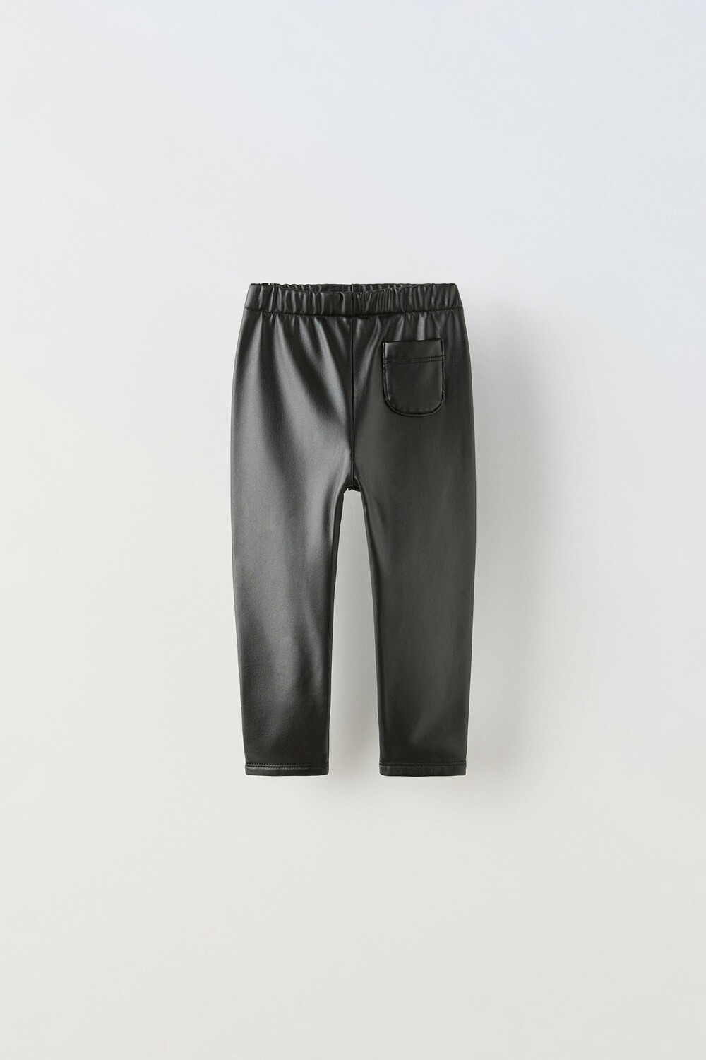 

Леггинсы из искусственной кожи ZARA, черный
