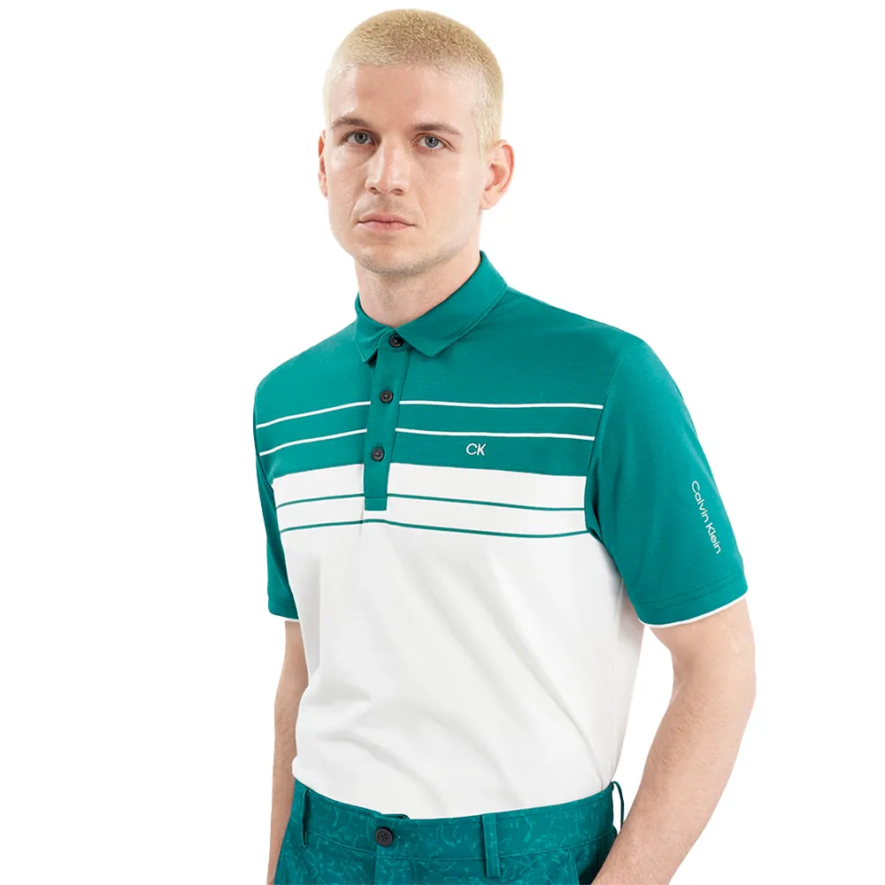 

Поло с коротким рукавом Calvin Klein Golf Pinebrook, зеленый