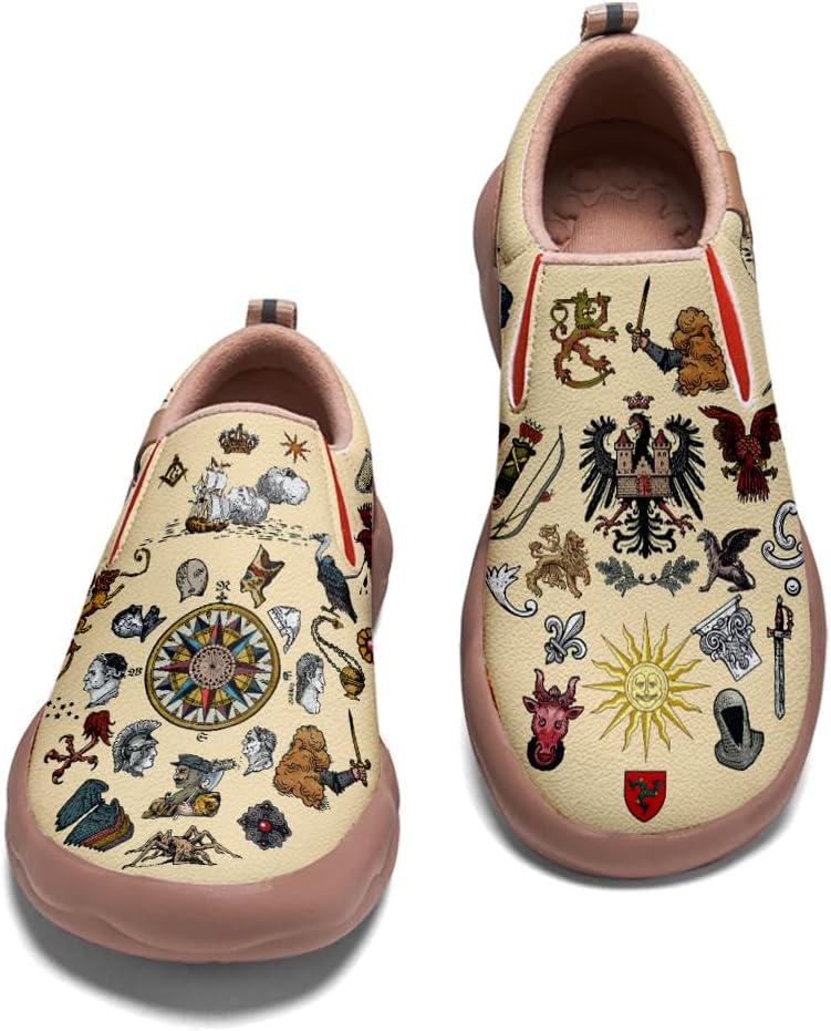 

Мужские слипоны для путешествий, комфортная обувь для ходьбы, подошва с символом волка, модные кроссовки в ретро-стиле с рисунком Onehorse, Retro Style_11