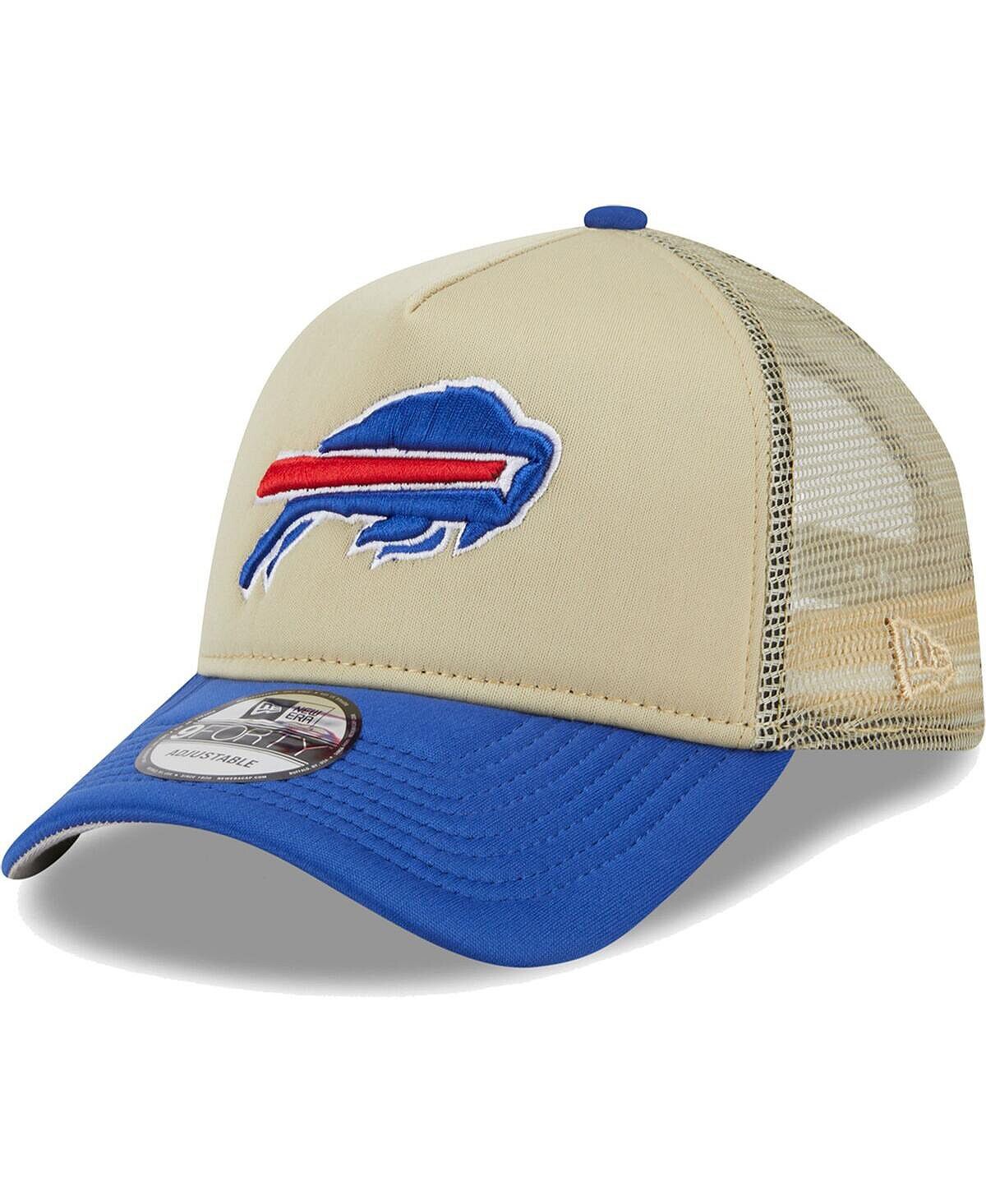 

Мужская светло-коричневая регулируемая шляпа Royal Buffalo Bills All Day A-Frame Trucker 9FORTY New Era