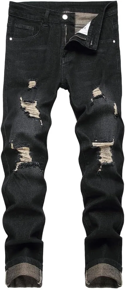 Джинсы скинни Black a