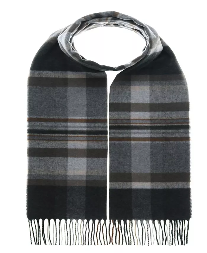 

Мужской шарф в клетку V. Fraas, серый