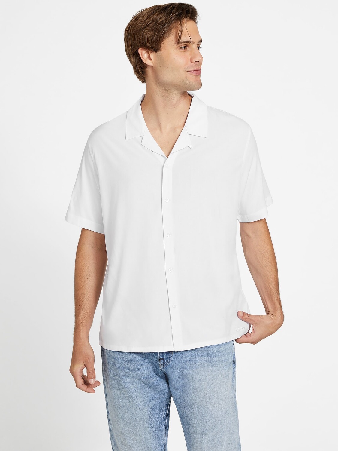 

Рубашка Ken с короткими рукавами Guess Factory, цвет Pure White