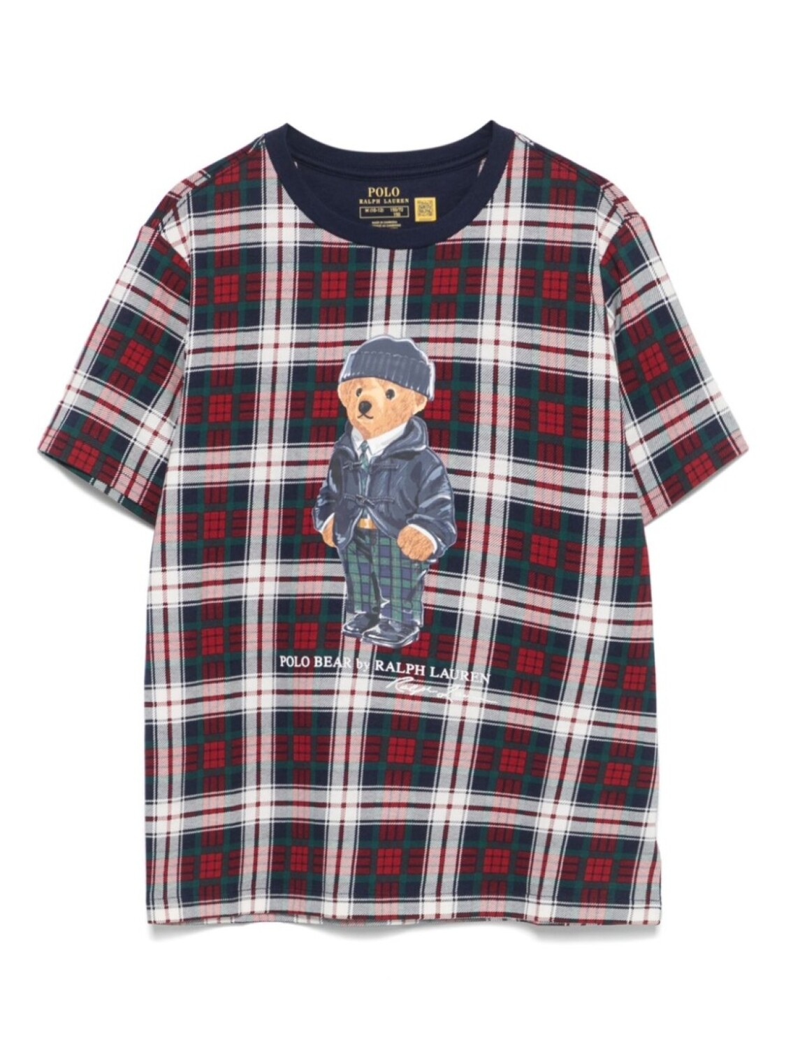 

Футболка Polo Bear из хлопка POLO RALPH LAUREN KIDS, синий