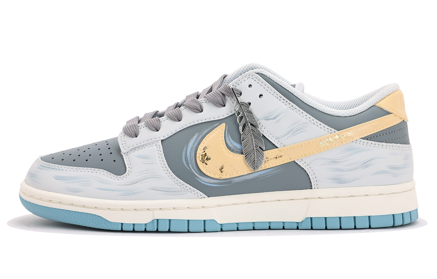 

Кроссовки для скейтбординга Dunk Coverage Low Top, мужские, серебристо-серые Nike, Silver Gray