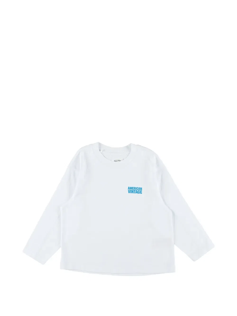 Футболка с длинными рукавами Gixy American Vintage Kids, белый
