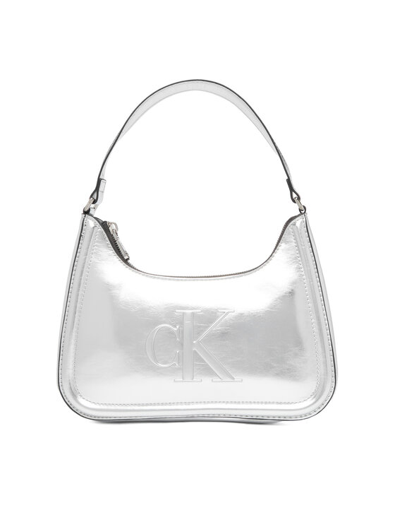 

Сумка Bold Ck Metallic Shoulder Bag LV04F3332G Calvin Klein, серебряный