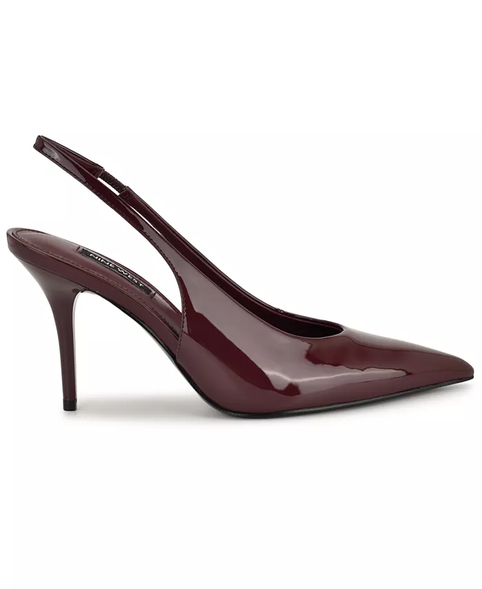 Женские туфли-лодочки Palomma Slingback Stiletto Nine West, красный — фото 2