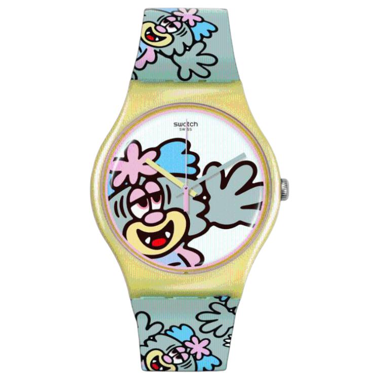 

SWATCH Часы Unisex 41mm White Watch SO29Z140, White Dial