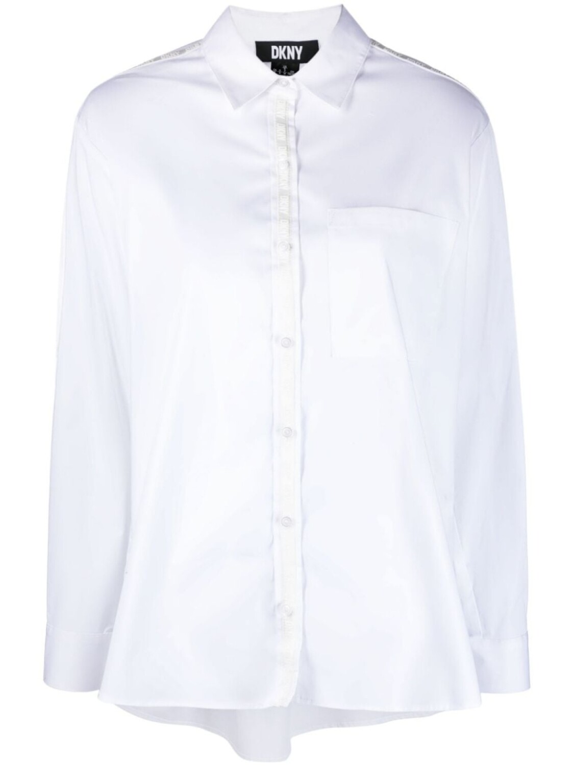 

DKNY рубашка с логотипом, белый