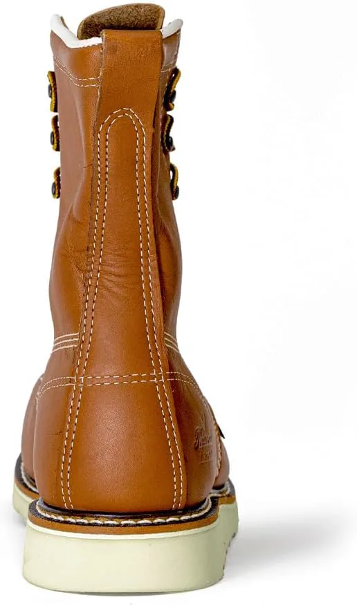Рабочие сапоги Thorogood American Heritage 8” с стальным носком для мужчин - из кожи полного тви, с круглым носком, противоскользящей подошвой клиновидной формы и комфортной стелькой; соответствуют стандарту EH — фото 3