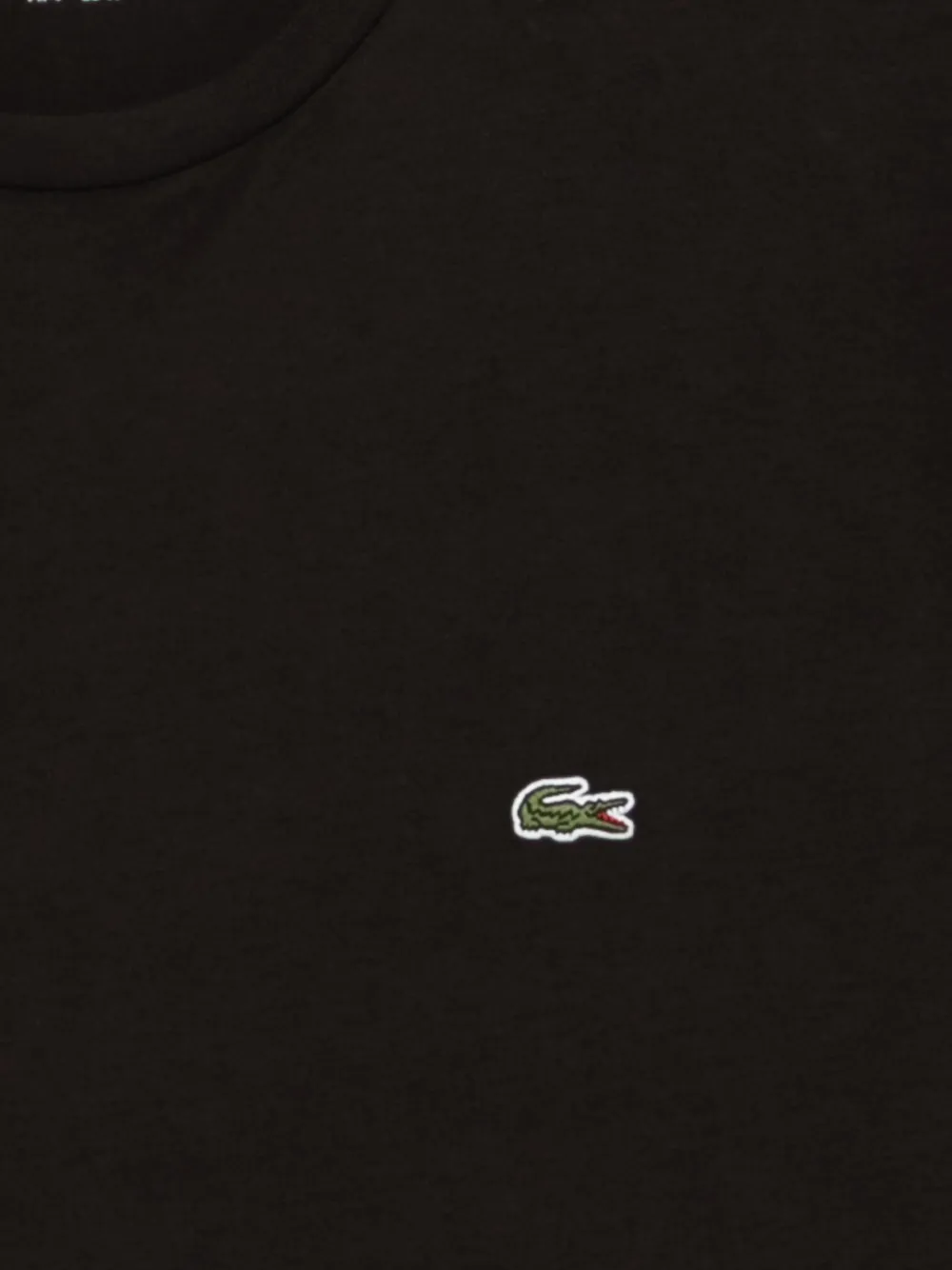 Хлопковая футболка Lacoste, коричневый — фото 3
