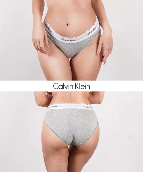 Бикини Calvin Klein Icon Cotton Modal, серый — фото 3
