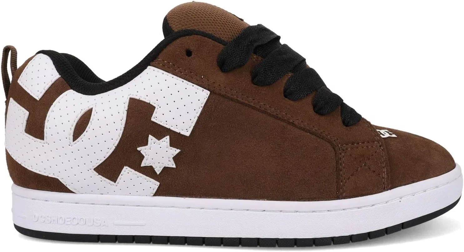 Кроссовки DC Shoes Court Graffik Se, Brown / White