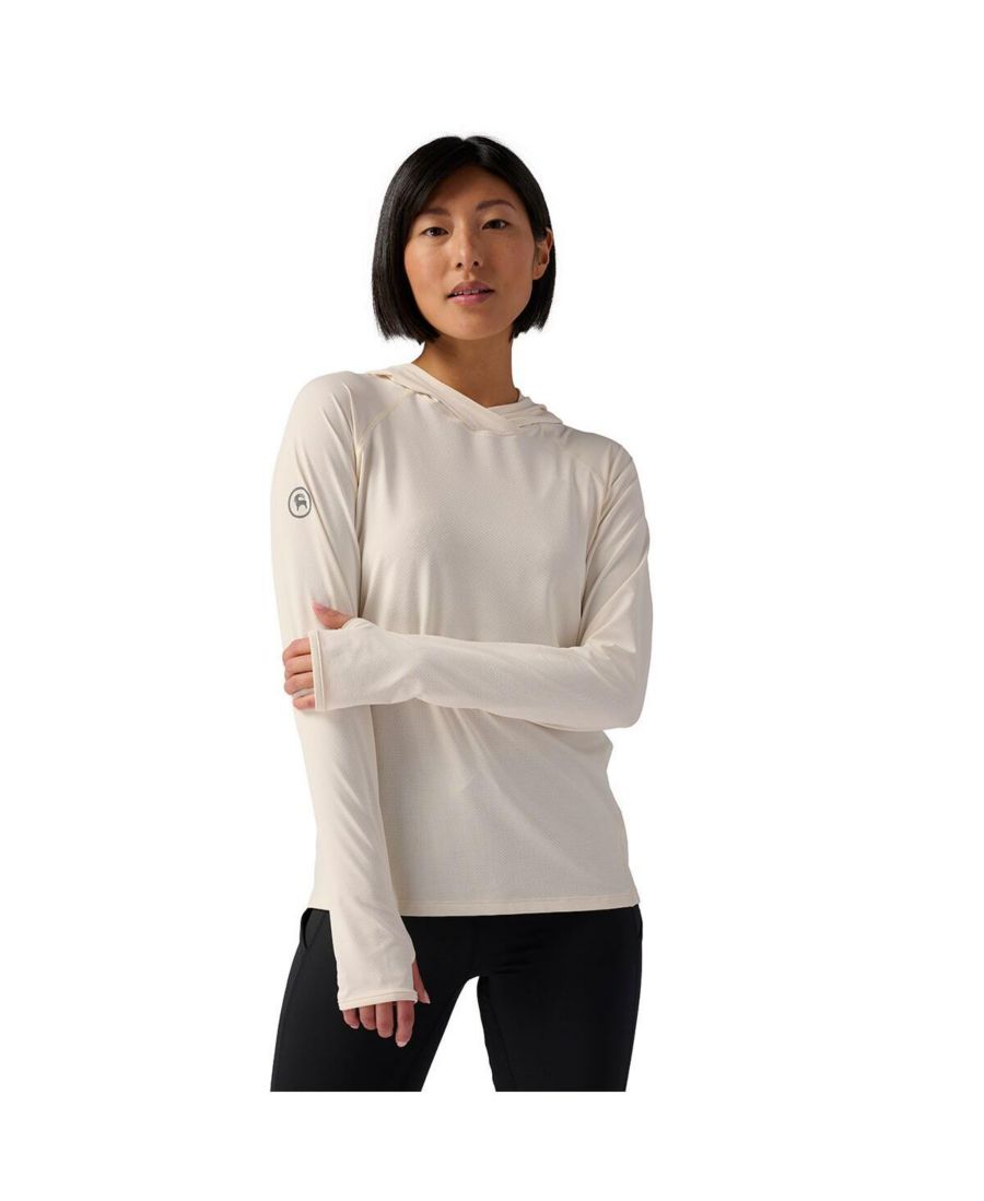 

Женская толстовка с длинными рукавами Tahoe Sun Hoodie Performance Tops Backcountry, Egret