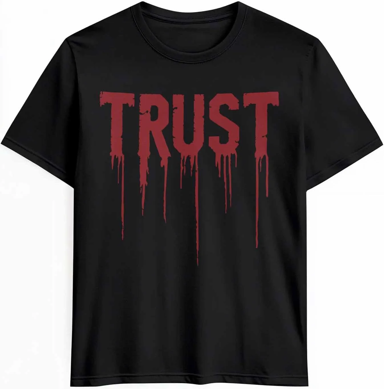 

Футболка мужская Trust Graphic Tees с принтом, хлопок, красный CosyBright