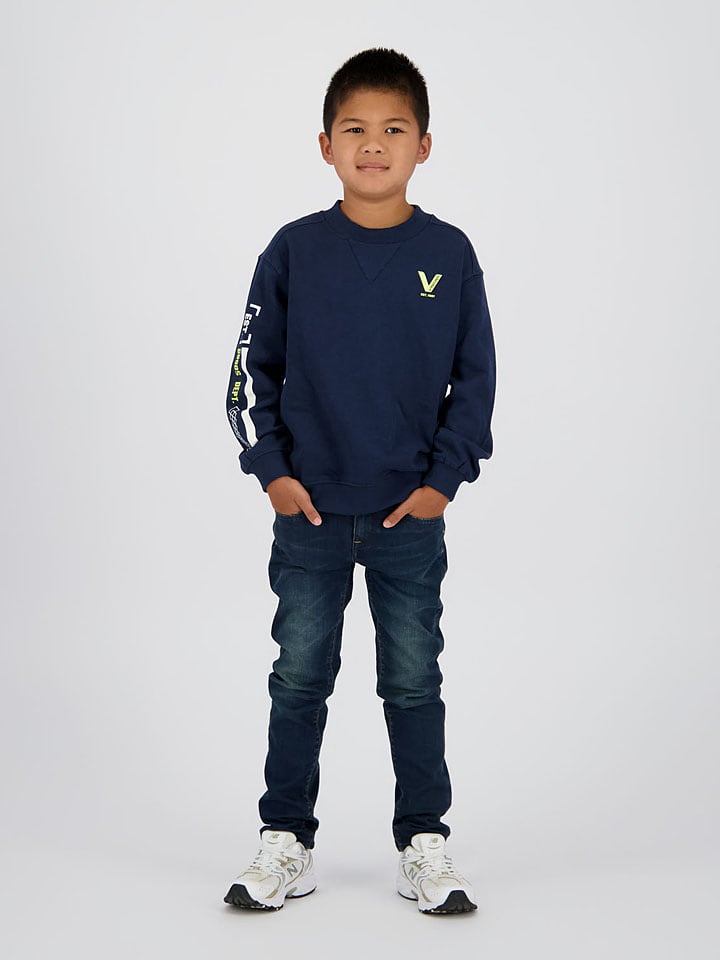 

Джинсы облегающего кроя темно-синего цвета Vingino