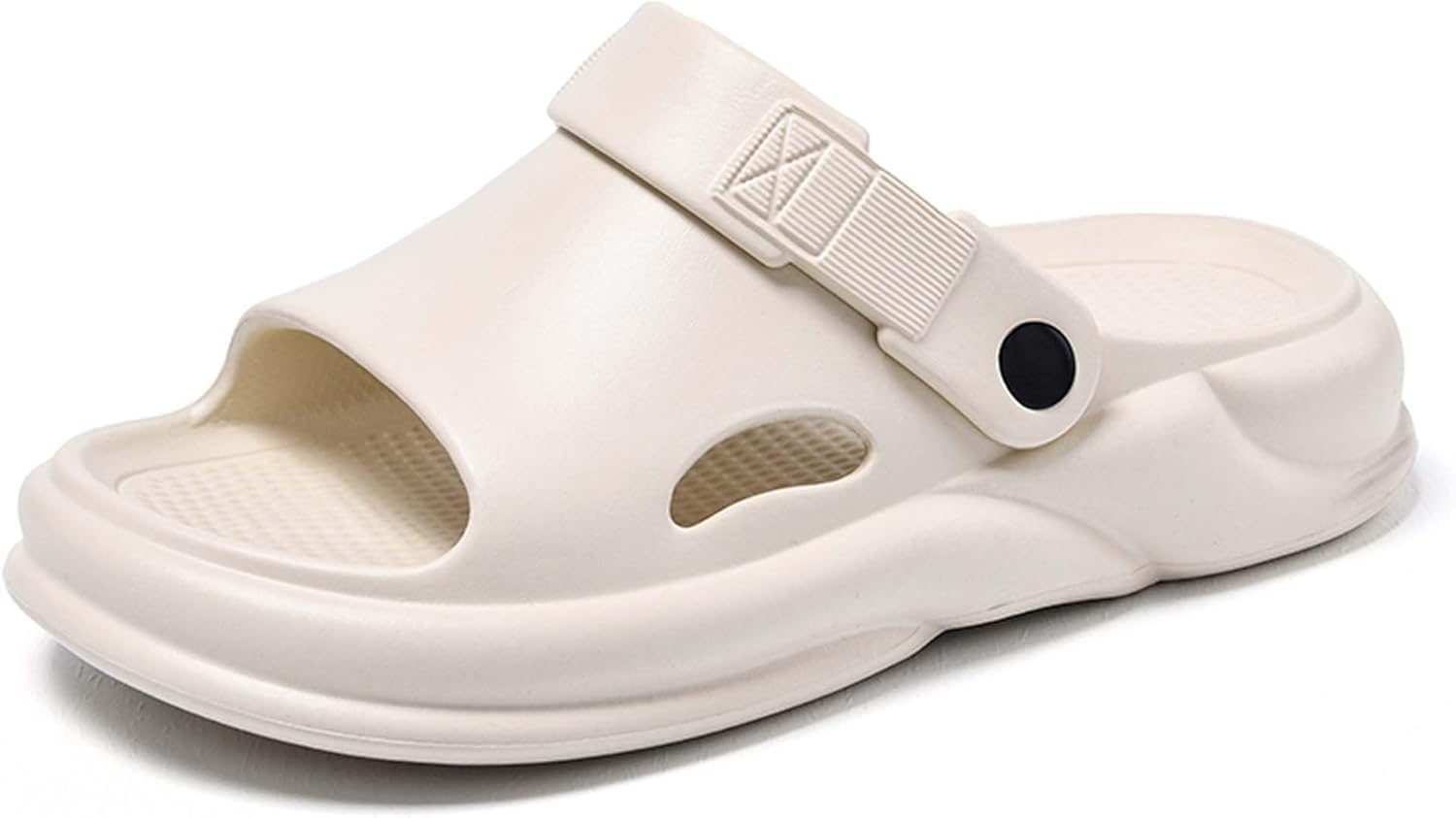 

Мужские и женские спортивные сандалии летние с толстой подошвой, регулируемые шлепанцы, противоскользящие, удобные, для активного отдыха, прогулок, пляжа Generic, хаки