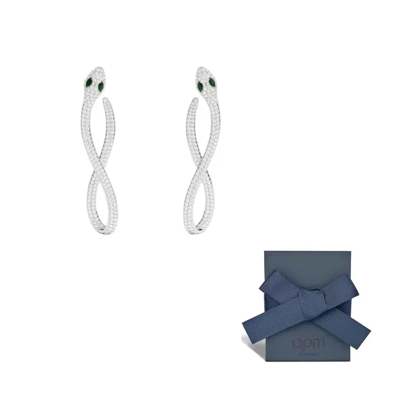 

Apm Monaco Серьги из стерлингового серебра 925 пробы, женские, серебристо-белые