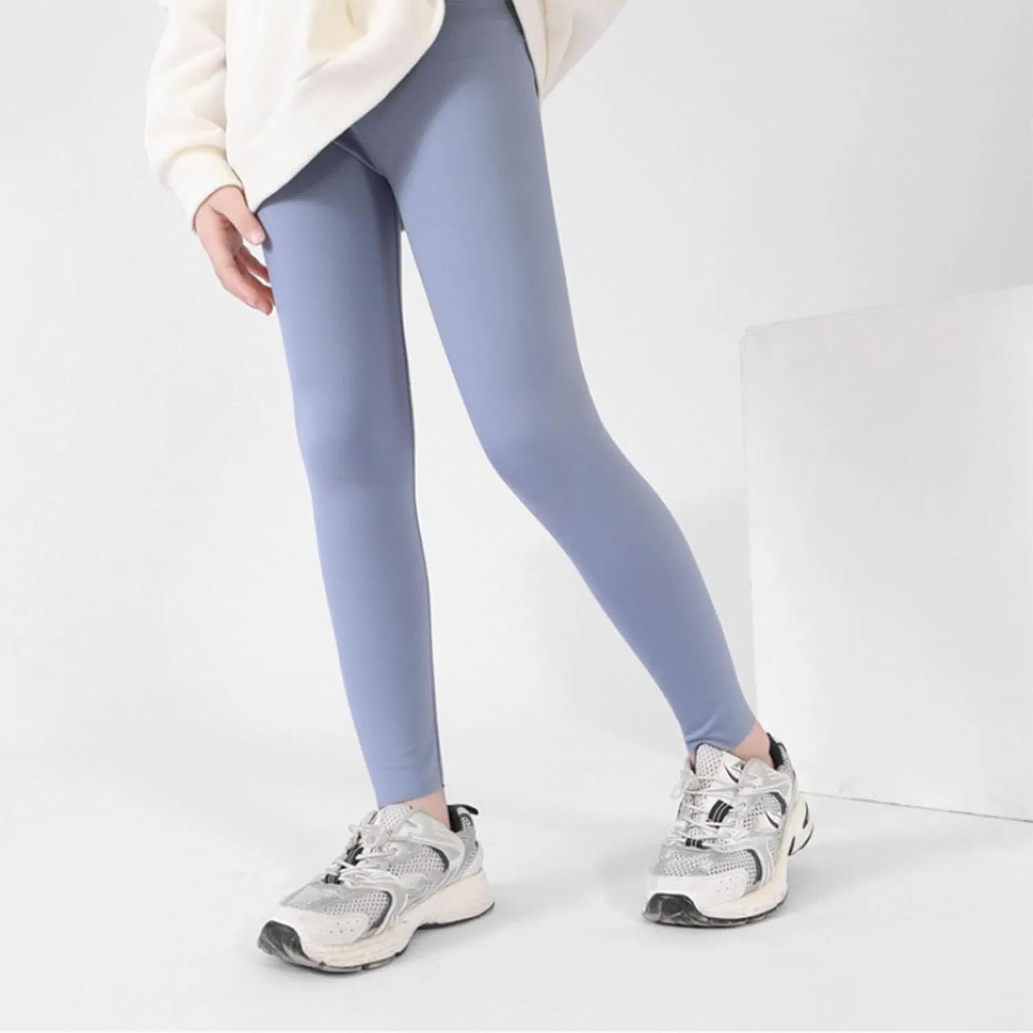 Леггинсы для девочек, Nylon/Spandex, Blue — фото 2