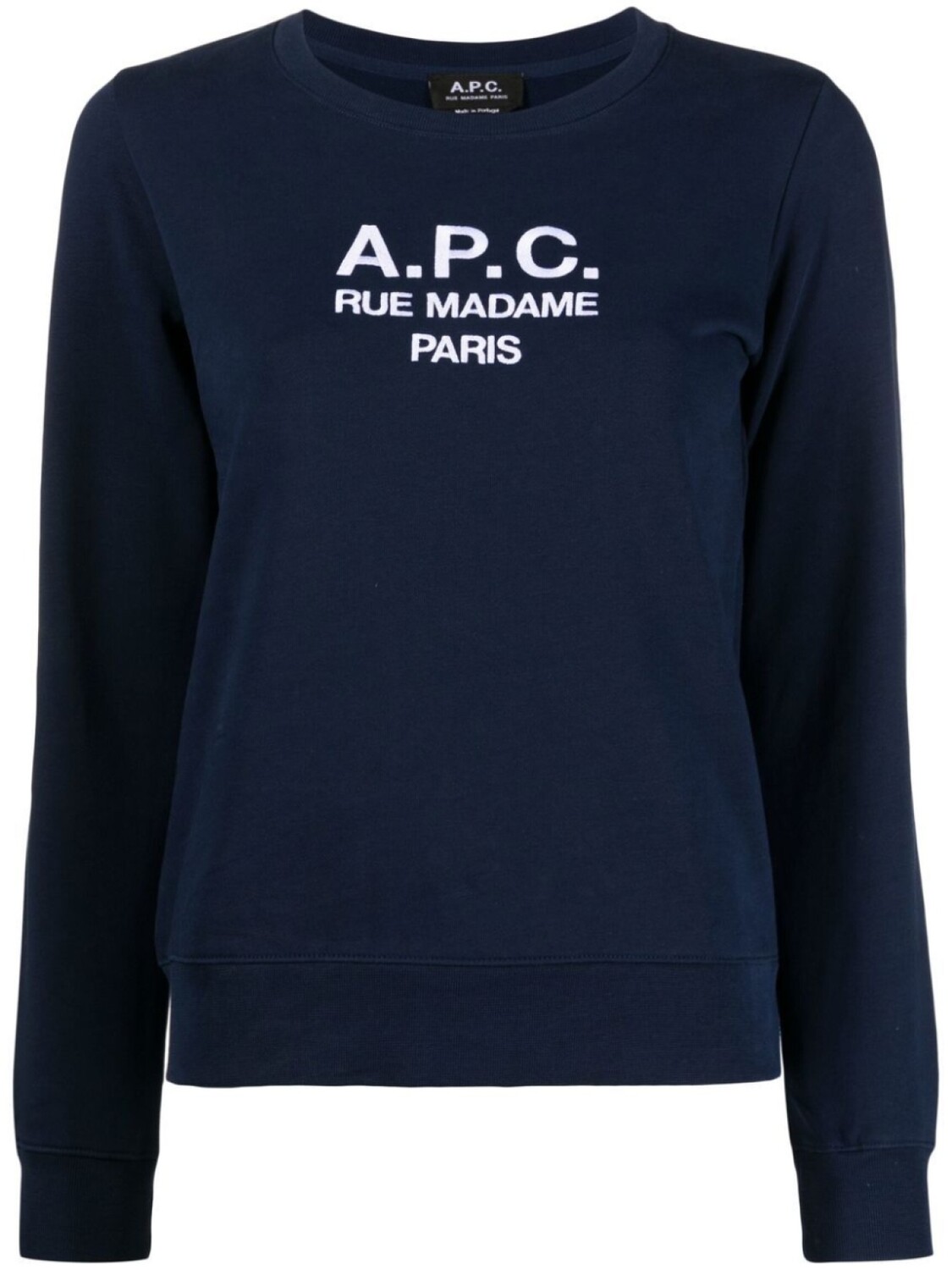 

A.P.C. толстовка Tina с вышитым логотипом, синий